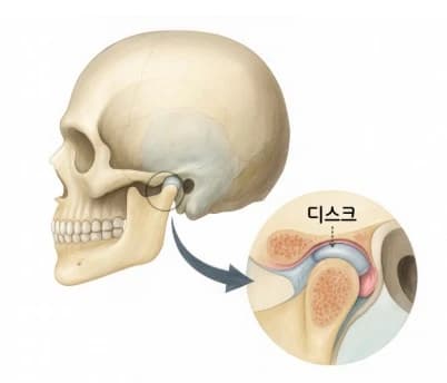 이갈이와 이를 강하게 무는 습관을 설명한 원문 그림